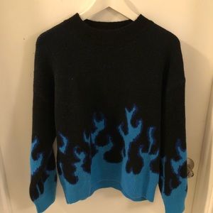 Blue Flame Soft Sweater